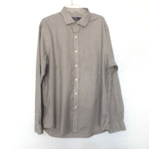 Polo Ralph Lauren Mens Shirt XXL Slim Fit Checkered Button Down Long Sleeve
